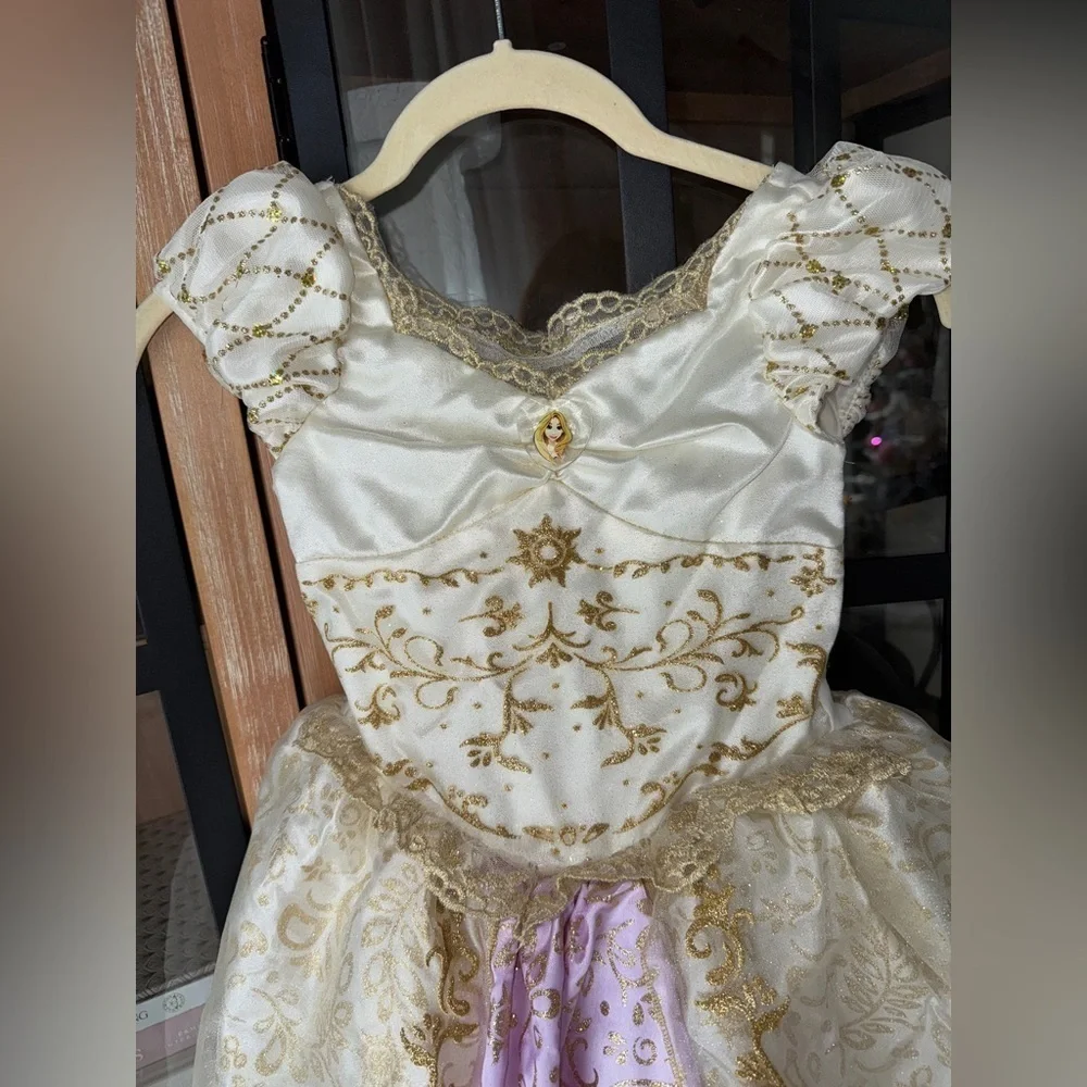 2012 Disney Store Tangled Ever After Rapunzel Wedding Dress Costume princess